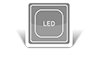 Temperature and alarm warnings can be viewed on a LED display