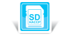 SD card for recording HACCP data in CSV format