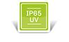 Casing with IP65 and UV protection, suitable
for outdoor installation Casing with IP65 and UV protection, suitable
for outdoor installation