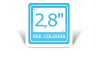 2.8 inch colour graphic display