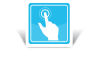 Capacitive touch keys. Capacitive touch keys.